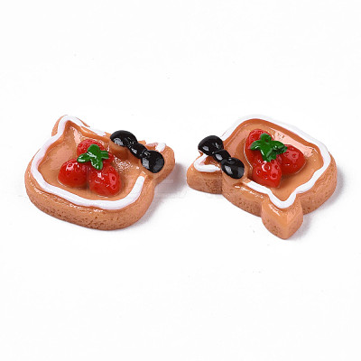 Opaque Epoxy Resin Cabochons CRES-S358-54-1