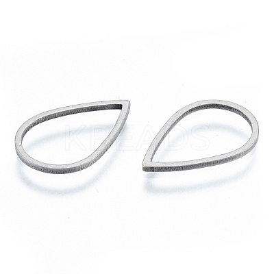 Non-Tarnish 201 Stainless Steel Linking Rings STAS-N090-T07-1-1