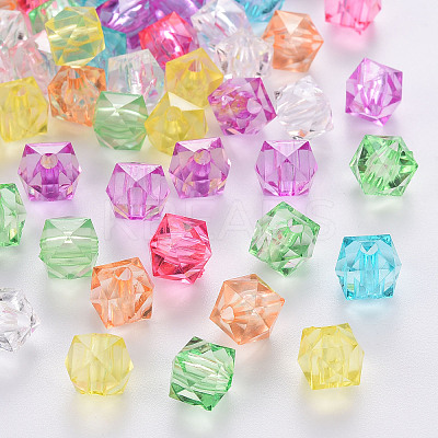 Transparent Acrylic Beads X-TACR-Q259-12mm-V-1