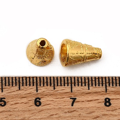 Tibetan Style Cone Alloy Bead Caps LS-TIBE-Q044-13G-RS-1