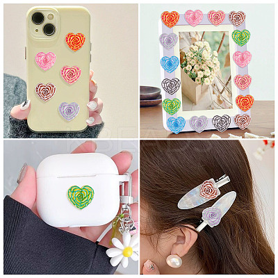 Printed Opaque Resin Cabochons CRES-TA0001-72A-1