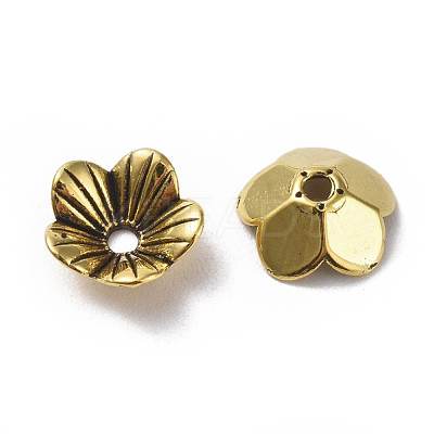 Alloy Bead Caps PALLOY-2357-AG-FF-1