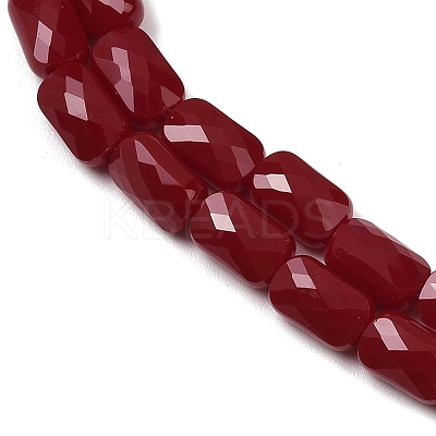 Opaque Glass Beads Strands GLAA-Z018-D24-1