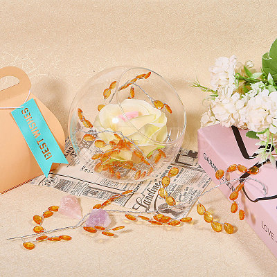 Wedding Acrylic Teardrop String DIY-WH0580-71-1