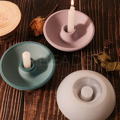 Bowl Shape Silicone Candle Holder Molds DIY-A053-09-1