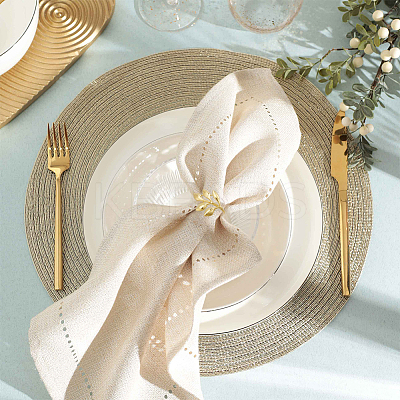 Christmas Theme Alloy Napkin Rings AJEW-WH20020-134B-G-1