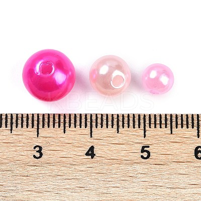 ABS Plastic Imitation Pearl Beads X-KY-G030-01I-1