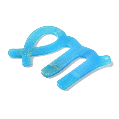 Acrylic Keychain Pendants SACR-S608-04B-01-1