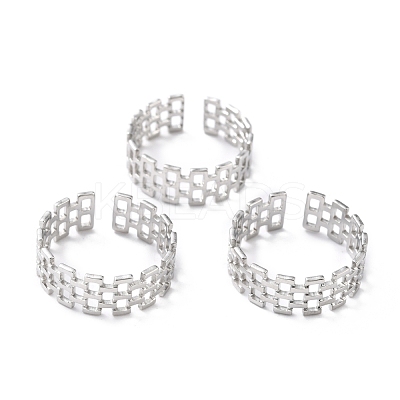 Tarnish Resistant 304 Stainless Steel Finger Rings RJEW-L102-20P-1