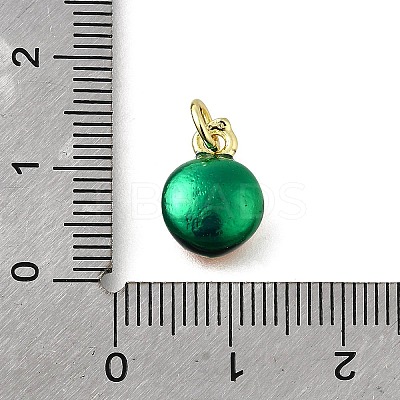 Brass with Enamel Charms KK-Q066-01C-G-1