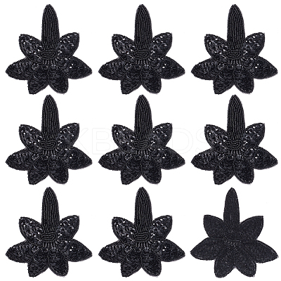 Flower Gauze Embroidery Ornaments Accessories LS-DIY-WH0308-310F-1