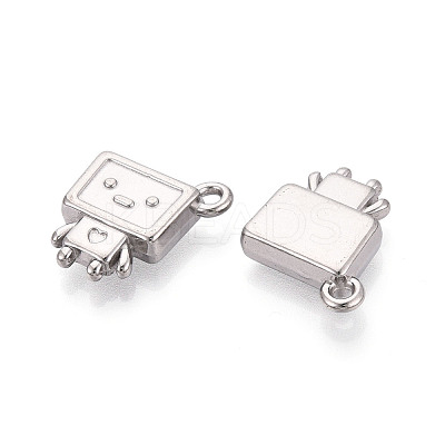 Anti-Tarnish 304 Stainless Steel Pendants STAS-Q334-14P-1