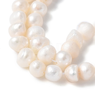 Natural Cultured Freshwater Pearl Beads Strands PEAR-I007-07O-09A-1