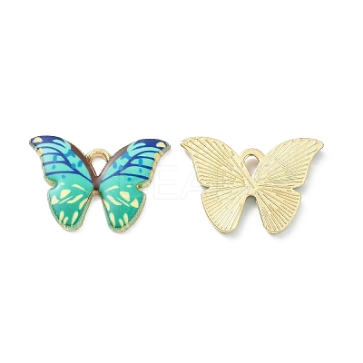 Alloy Enamel Pendants PALLOY-M200-01LG-F-1