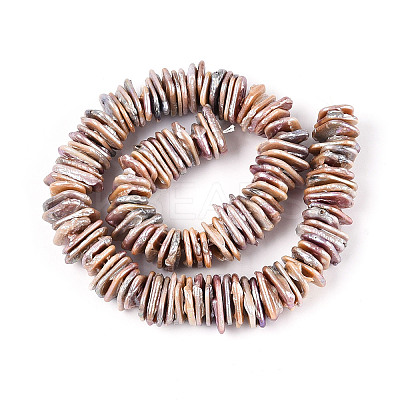 Natural Baroque Keshi Pearl Beads Strands PEAR-S018-05D-01-1