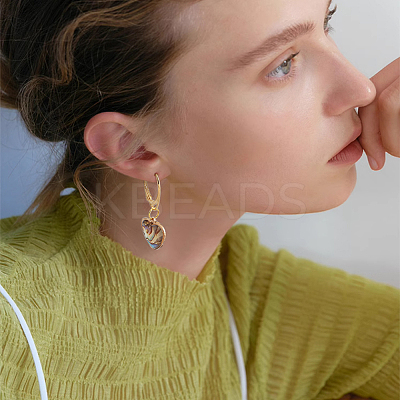 2Pcs 925 Sterling Silver Leverback Earring Findings STER-BC0003-08G-1
