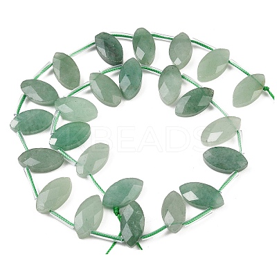 Natural Green Aventurine Beads Strands G-P607-A04-01-1