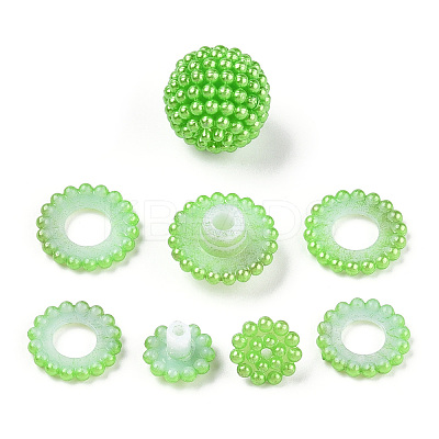 ABS Plastic Beads KY-T041-02-19MM-B-1