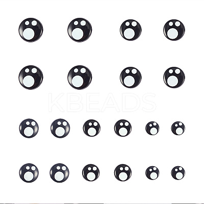 Resin Craft Doll Eyes DIY-WH0126-01-1
