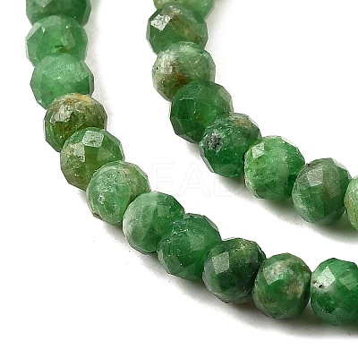 Natural Green Garnet Beads Strands G-G259-A02-3x4mm-1