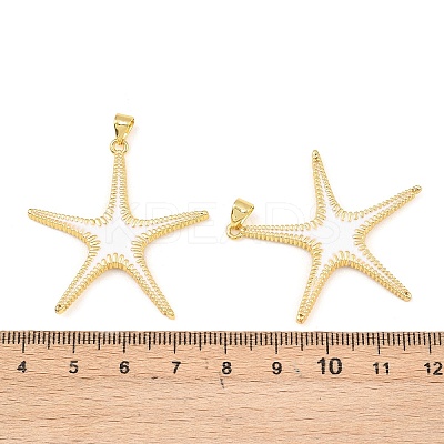 Brass Enamel Pendants KK-Z140-14G-1