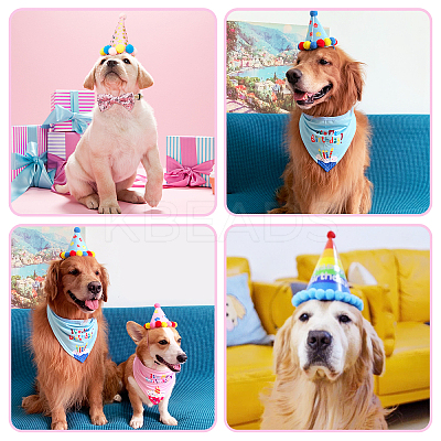 Pet Birthday Paper Props Set Decorations AJEW-WH0241-18A-1
