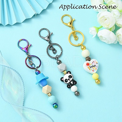 Alloy Bar Beadable Keychain for Jewelry Making DIY Crafts KEYC-A011-01M-1