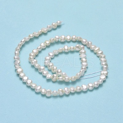 Natural Cultured Freshwater Pearl Beads Strands PEAR-A005-05D-01-1
