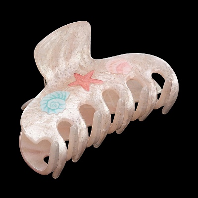 Cellulose Acetate Claw Hair Clips RE-CBABC10-01A-1