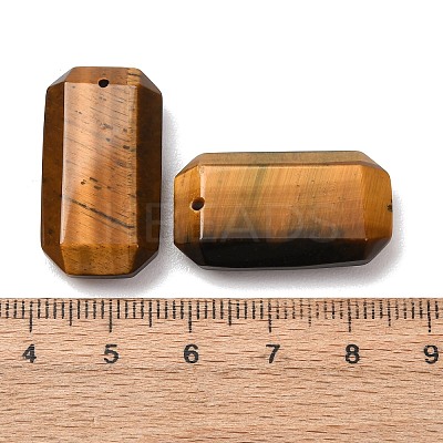 Natural Tiger Eye Pendants G-H325-03-01-1