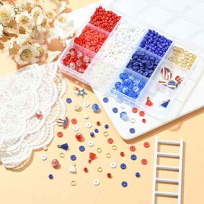 DIY Independence Day Jewelry Making Finding Kit DIY-YW0006-85-1