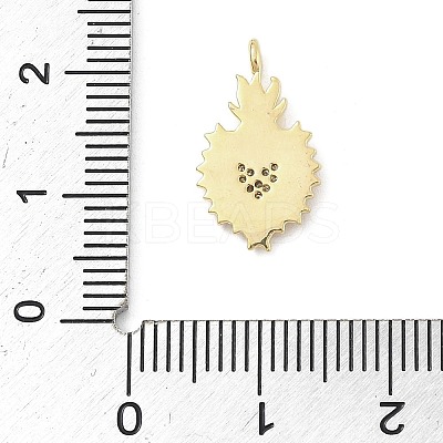 Brass Micro Pave Cubic Zirconia Pendants LS-KK-S514-04D-G-1