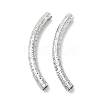 Non-Tarnish Textured 304 Stainless Steel Tube Beads STAS-P319-42P-1