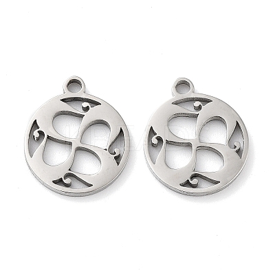 Non-Tarnish 316 Surgical Stainless Steel Charms STAS-Q314-05P-1