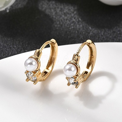 304 Stainless Steel Round Hoop Earrings EJEW-H172-01G-1