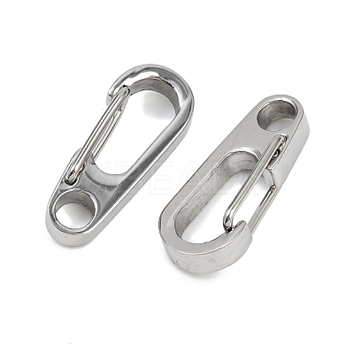 304 Stainless Steel Rock Climbing Carabiners STAS-B089-02A-P-1