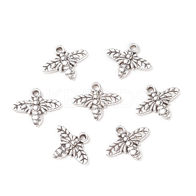 Tibetan Style Alloy Pendants TIBEP-S019-AS-FF-1