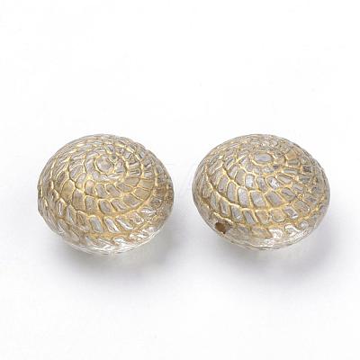 Plating Transparent Acrylic Beads PACR-Q115-48-1