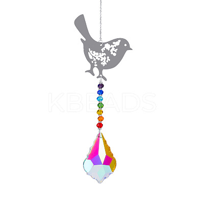 Metal Big Pendant Decorations HJEW-PW0001-007H-1