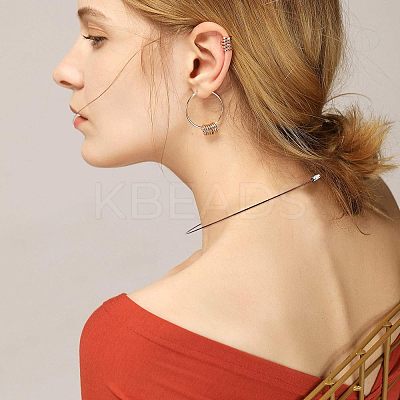 Stainless Steel Wire Necklace Cord DIY Jewelry Making TWIR-UN0001-04-1