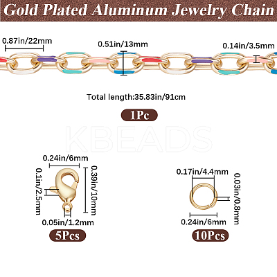 1Yard Aluminum Link Chain FIND-BBC0003-46-1