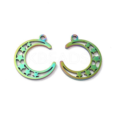 Ion Plating(IP) 304 Stainless Steel Pendants STAS-L020-032RC-1