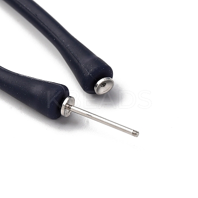Silicone Cord Bracelets BJEW-F409-05-1