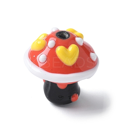 Handmade Lampwork Bumpy Beads LAMP-Q007-01C-1