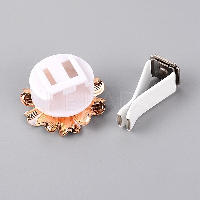 Zinc Alloy with Rhinestones Car Perfume Decoration Set DIY-TAC0011-03B-1