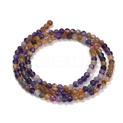 Natural Purple Fluorite Beads Strands GG-CBA753B-A01-3mm-1