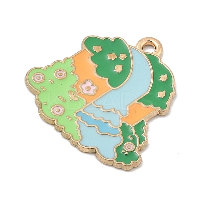 Animal Forest Theme Zinc Alloy Enamel Pendants LS-FIND-Z065-01I-1