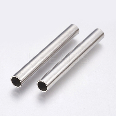 Non-Tarnish 304 Stainless Steel Tube Beads X-STAS-P196-20-1