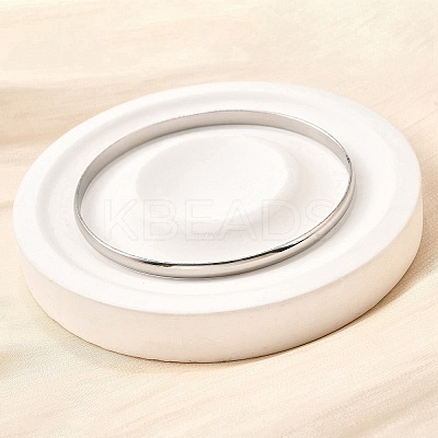 304 Stainless Steel Plain Bangles for Women LS-BJEW-V004-02A-P-1