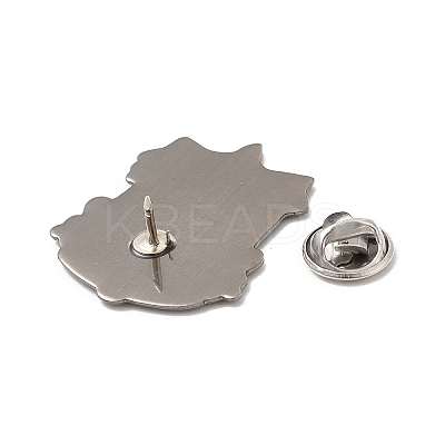 Skull Alloy Brooch for Backpack Clothes JEWB-G020-09P-1